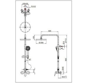 Sen cây nóng lạnh TOTO TX492SRS - 3