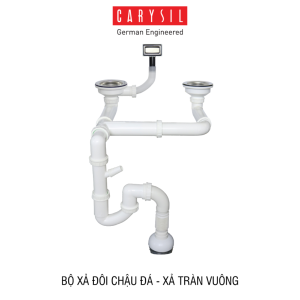 Bộ xả chậu rửa chén 2 hộc Carysil - 10 Bộ xả chậu rửa chén 2 hộc Carysil - 9