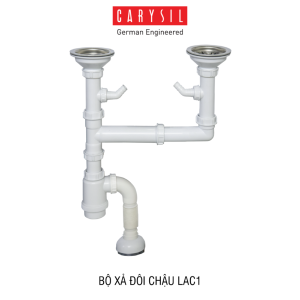 Bộ xả chậu rửa chén 2 hộc Carysil - 12 Bộ xả chậu rửa chén 2 hộc Carysil - 11