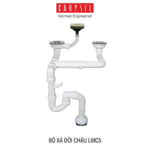 Bộ xả chậu rửa chén 2 hộc Carysil - 14 Bộ xả chậu rửa chén 2 hộc Carysil - 13