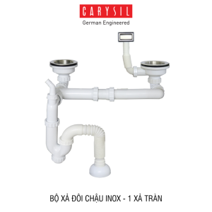 Bộ xả chậu rửa chén 2 hộc Carysil - 16 Bộ xả chậu rửa chén 2 hộc Carysil - 15