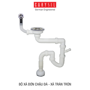 Bộ xả chậu rửa chén đơn 1 hộc Carysil - 8 Bộ xả chậu rửa chén đơn 1 hộc Carysil - 7