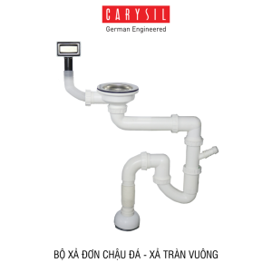 Bộ xả chậu rửa chén đơn 1 hộc Carysil - 6 Bộ xả chậu rửa chén đơn 1 hộc Carysil - 5