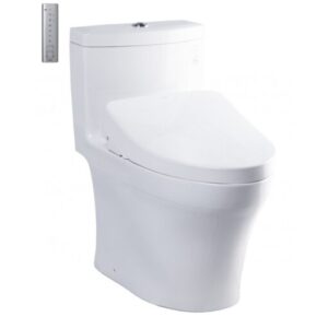 Bồn cầu 1 khối TOTO MS889DRW11, nắp điện tử Washlet