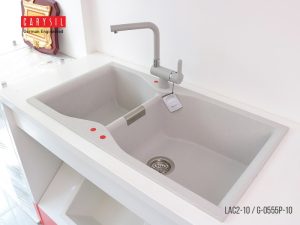 CHẬU RỬA CHÉN CARYSIL LAC2-10/ARENA (XÁM TRO) - 3 CARYSIL LAC2-10/ARENA