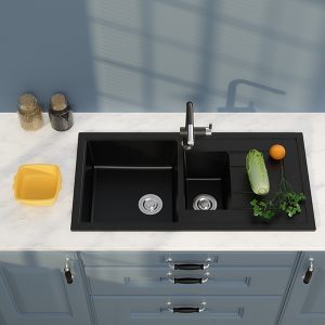 Chậu Rửa Chén Đá Nhân Tạo 2 Hộc Có Cánh CREAVE G-T10050L - 6 Chậu Rửa Chén Đá Nhân Tạo 2 Hộc Có Cánh CREAVE G-T10050L - 5