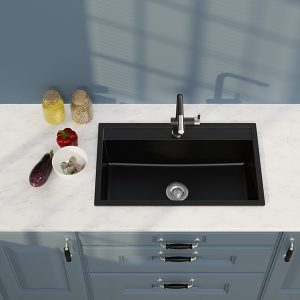 Chậu Rửa Chén Đá Nhân Tạo 1 Hộc CREAVE G-T7646D - 6 Chậu Rửa Chén Đá Nhân Tạo 1 Hộc CREAVE G-T7646D - 5