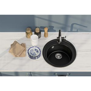 Chậu Rửa Chén Đá Nhân Tạo 1 Hộc Tròn CREAVE G-T0051E - 6 Chậu Rửa Chén Đá Nhân Tạo 1 Hộc Tròn CREAVE G-T0051E - 5