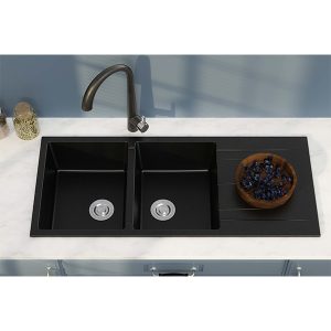 Chậu Rửa Chén Đá Nhân Tạo 2 Hộc 1 Cánh CREAVE G-T11650L - 6 Chậu Rửa Chén Đá Nhân Tạo 2 Hộc 1 Cánh CREAVE G-T11650L - 5