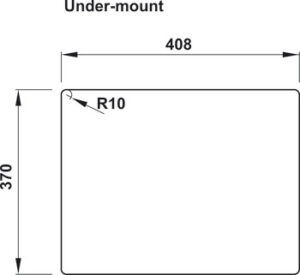 Chậu đá Hafele HS22-GEN1S60S – màu xám 577.25.500 - 18