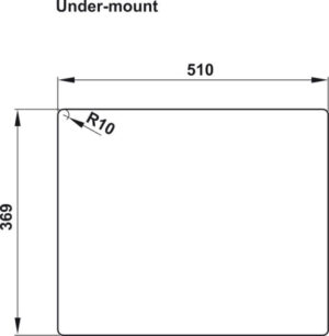 Chậu đá Hafele HS22-GEN1S60M - màu xám 577.25.520 - 17