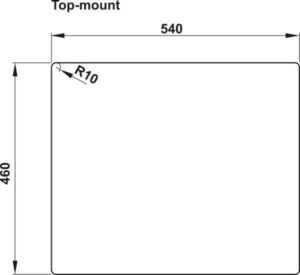 Chậu đá Hafele HS22-GEN1S60M - màu đen 577.25.320 - 21