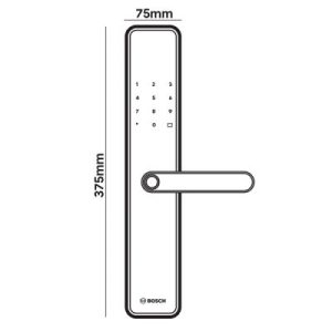 Khóa vân tay Bosch ID40P EU Màu Đen - 7 Khóa vân tay Bosch ID40P EU Màu Đen - 6