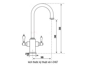 VÒI RỬA CARYSIL I-2467 - 1 CARYSIL I-2467