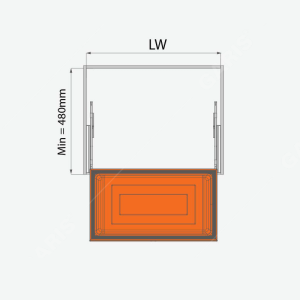 Ngăn kéo để đồ Garis GW06.6R - 6 Ngăn kéo để đồ Garis GW06.6R - 5