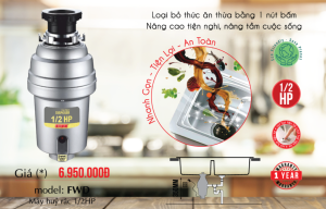 Máy Hủy Rác Carysil Việt Nam 1/2HP - 9