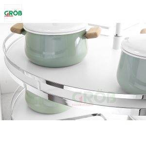 MÂM XOAY 270 INOX SUS304 NAN DẸT ĐÁY MELAMIN Grob - 17 MÂM XOAY 270 INOX SUS304 NAN DẸT ĐÁY MELAMIN Grob - 16