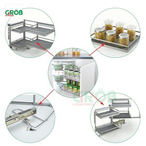 Giá góc liên hoàn nan dẹt inox 304 Grob - 22 Giá góc liên hoàn nan dẹt inox 304 Grob - 21