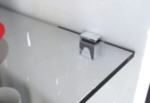 Cariny - KUBIC - Kẹp kính tủ có khóa bằng tay 16019021YA