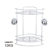 Cariny - Bộ Móc hít và rổ inox 304 dùng trong nhà tắm,trọng tải 12kg FT-204(421211-0011) - 1