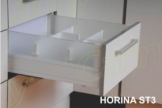Cariny – Ray hộp thép sơn tĩnh điện vách kính HORINA ST3/450
