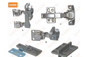 RAY TRƯỢT CỬA LÙA CÁNH GẬP GARIS – GR68 - 6