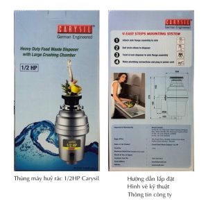 Máy Hủy Rác Carysil Việt Nam 1/2HP - 11