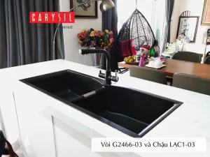 VÒI RỬA CARYSIL G-2466-03/NERA (ĐEN) - 2 CARYSIL G-2466-03/NERA