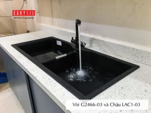 VÒI RỬA CARYSIL G-2466-03/NERA (ĐEN) - 3 CARYSIL G-2466-03/NERA