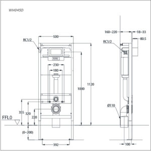 Bồn cầu treo tường TOTO CW762/WH045D/MB006DCM - 4 Bồn cầu treo tường TOTO CW762/WH045D/MB006DCM - 3