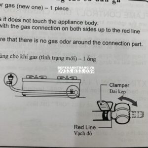 Bếp gas dương Paloma PA-J51CE - 176