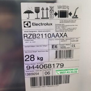 LÒ NƯỚNG Electrolux RZB2110AAXA NHẬP KHẨU BA LAN MỚI NHẤT 2022 - 13