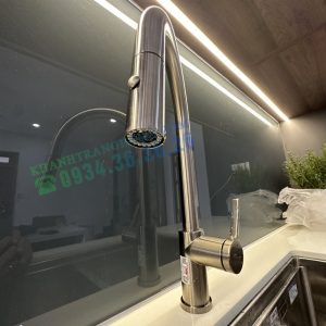 VÒI RỬA BÁT DÂY RÚT KONOX ALTO NICKEL - 46 VÒI RỬA BÁT DÂY RÚT KONOX ALTO NICKEL - 45