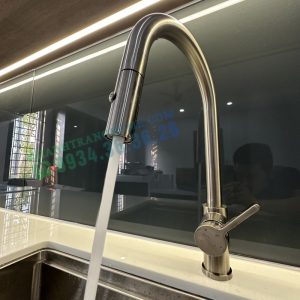 VÒI RỬA BÁT DÂY RÚT KONOX ALTO NICKEL - 56 VÒI RỬA BÁT DÂY RÚT KONOX ALTO NICKEL - 55