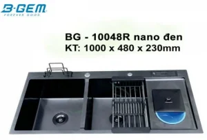 Chậu rửa bát B-GEM NANO BG-10048R