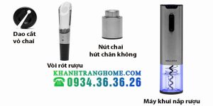 Bộ dụng cụ khui rượu Malloca MWO-KP3 - 2 BỘ DỤNG CỤ KHUI RƯỢU MALLOCA MWO-KP3