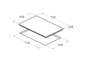 Bếp điện kết hợp từ Cata IT 773