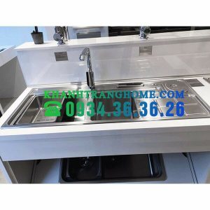 Chậu rửa chén Malloca MS-8817 N - 2 CHẬU RỬA CHÉN MALLOCA MS-8817 N