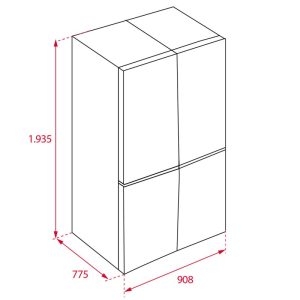 TỦ LẠNH TEKA RMF 77920 EU SS 113430009 - 1 TEKA RMF 77920 EU SS 113430009