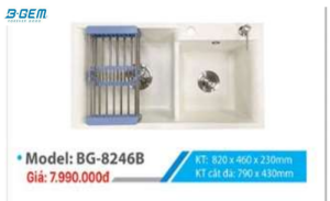 Chậu rửa bát B-GEM BG-8246B - 7 Chậu rửa bát B-GEM BG-8246B - 6