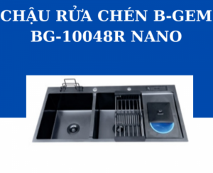 Chậu rửa bát B-GEM NANO BG-10048R - 4