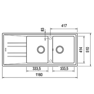 TEKA STONE 80 B-TG 2B 1D 115400008