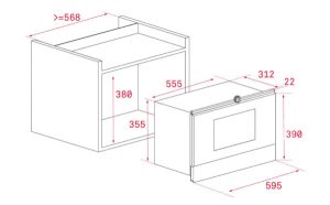 LÒ VI SÓNG KẾT HỢP NƯỚNG TEKA ML 8200 BIS BK 112060001 BỒ ĐÀO NHA - 1 TEKA ML 8200 BIS BK 112060001