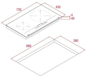 BẾP TỪ TEKA IBC 7322 S 112510040 NHẬP KHẨU THỔ NHĨ KỲ - 1 TEKA IBC 7322 S 112510040