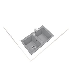 CHẬU ĐÁ NHÂN TẠO TEKA STONE 90 B-TG 2B 115260007 NHẬP KHẨU GERMANY - 2 TEKA STONE 90 B-TG 2B 115260007