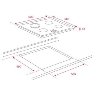 BẾP ĐIỆN VITROCERAMIC TEKA TZ 6415 40239040 NHẬP KHẨU THỔ NHĨ KỲ - 1 TEKA TZ 6415 40239040