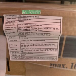 MÁY RỬA CHÉN BÁT BOSCH SMS23BW01T NHẬP KHẨU CHÂU ÂU MỚI NHẤT 2022 MÀU TRẮNG SANG TRỌNG TOẢ SÁNG KHÔNG GIAN - 9 MÁY RỬA CHÉN BÁT BOSCH SMS23BW01T NHẬP KHẨU CHÂU ÂU MỚI NHẤT 2022 MÀU TRẮNG SANG TRỌNG TOẢ SÁNG KHÔNG GIAN - 8