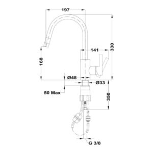 Vòi rửa chén Teka MTP 938 116020000 - 4 Vòi rửa chén Teka MTP 938 116020000 - 3