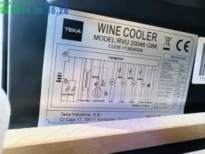 TỦ RƯỢU LẮP ÂM HOẶC ĐỨNG ĐỘC LẬP TEKA RVU 20046 113600008 - 73 TỦ RƯỢU LẮP ÂM HOẶC ĐỨNG ĐỘC LẬP TEKA RVU 20046 113600008 - 72