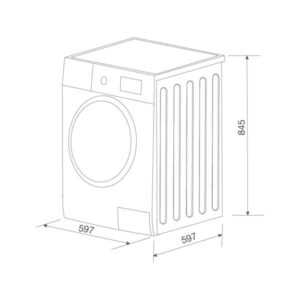 Máy giặt quần áo Malloca MWM-T1510BL - 3